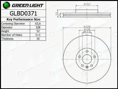 AutomotiveAdriado GLBD0371 - Əyləc Diski furqanavto.az