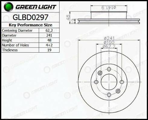 AutomotiveAdriado GLBD0297 - Əyləc Diski furqanavto.az