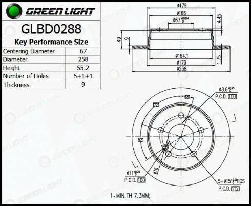 AutomotiveAdriado GLBD0288 - Əyləc Diski furqanavto.az