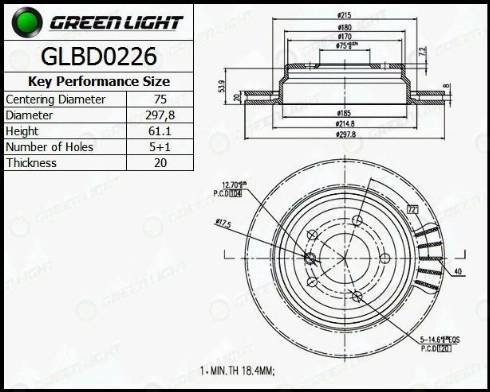 AutomotiveAdriado GLBD0226 - Əyləc Diski furqanavto.az