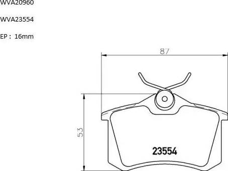 Automotor France ABP9974 - Əyləc altlığı dəsti, əyləc diski furqanavto.az