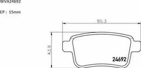 Automotor France ABP1334 - Əyləc altlığı dəsti, əyləc diski furqanavto.az