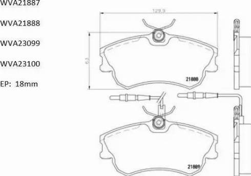 Automotor France ABP8037 - Əyləc altlığı dəsti, əyləc diski furqanavto.az