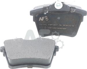 Automotor France PBP2607 - Əyləc altlığı dəsti, əyləc diski furqanavto.az
