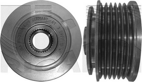 Autoteam A05704 - Kasnak, alternator, sərbəst dönərli mufta furqanavto.az