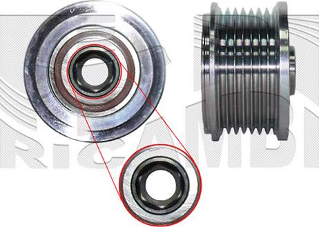 Autoteam A08316 - Kasnak, alternator, sərbəst dönərli mufta furqanavto.az