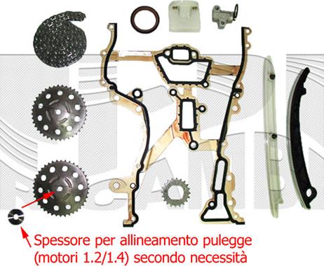 Autoteam KCA002 - Vaxt zəncirinin dəsti furqanavto.az