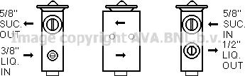 Ava Quality Cooling AG1005 - Genişləndirici klapan, kondisioner furqanavto.az