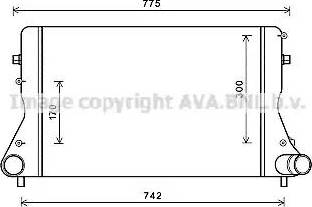 Ava Quality Cooling AI4386 - Intercooler, şarj cihazı furqanavto.az