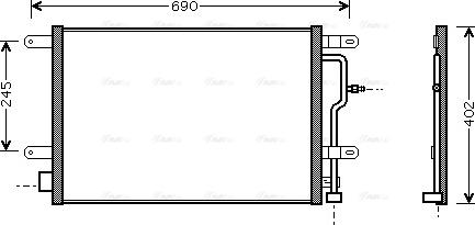 Ava Quality Cooling AI 5194 - Kondenser, kondisioner furqanavto.az