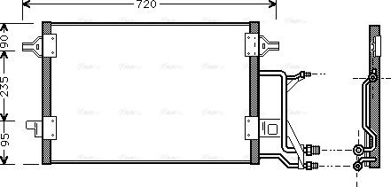 Ava Quality Cooling AI 5176 - Kondenser, kondisioner furqanavto.az