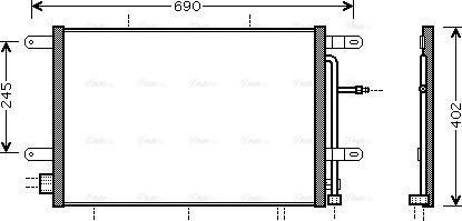 Ava Quality Cooling AI 5239 - Kondenser, kondisioner furqanavto.az