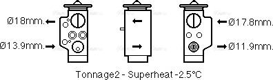 Ava Quality Cooling AI1373 - Genişləndirici klapan, kondisioner furqanavto.az