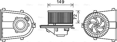 Ava Quality Cooling AI8378 - Daxili üfleyici furqanavto.az