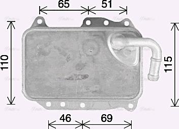 Ava Quality Cooling AI3437 - Yağ soyuducu, mühərrik yağı furqanavto.az