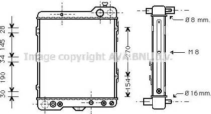 Ava Quality Cooling AI 2060 - Radiator, mühərrikin soyudulması furqanavto.az