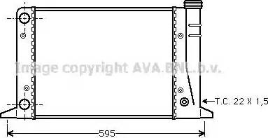 Ava Quality Cooling AI 2007 - Radiator, mühərrikin soyudulması furqanavto.az