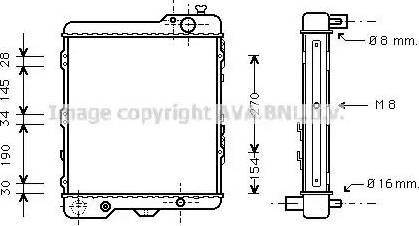 Ava Quality Cooling AI 2038 - Radiator, mühərrikin soyudulması furqanavto.az