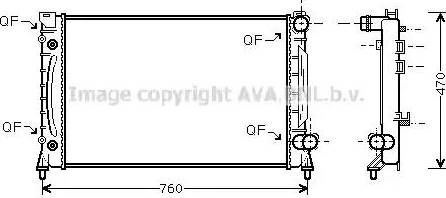 Ava Quality Cooling AI 2158 - Radiator, mühərrikin soyudulması furqanavto.az