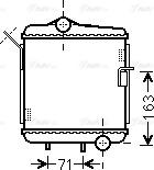 Ava Quality Cooling AI 2311 - Radiator, mühərrikin soyudulması furqanavto.az