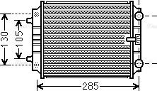 Ava Quality Cooling AI 2299 - Radiator, mühərrikin soyudulması furqanavto.az