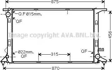 Ava Quality Cooling AI 2290 - Radiator, mühərrikin soyudulması furqanavto.az