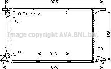 Ava Quality Cooling AI 2292 - Radiator, mühərrikin soyudulması furqanavto.az