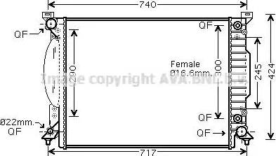 Ava Quality Cooling AI 2242 - Radiator, mühərrikin soyudulması furqanavto.az