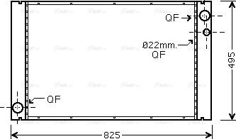 Ava Quality Cooling AI 2289 - Radiator, mühərrikin soyudulması furqanavto.az