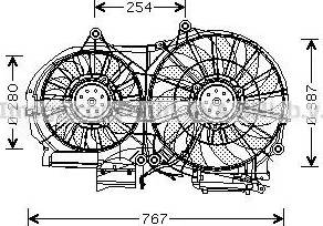 Ava Quality Cooling AI 7505 - Fen, radiator furqanavto.az