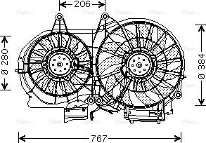 Ava Quality Cooling AI 7506 - Fen, radiator furqanavto.az