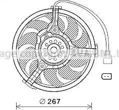 Ava Quality Cooling AI7518 - Fen, radiator furqanavto.az