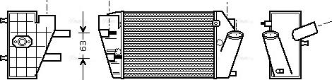 Ava Quality Cooling AIA4187 - Intercooler, şarj cihazı furqanavto.az