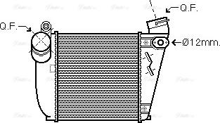 Ava Quality Cooling AIA4354 - Intercooler, şarj cihazı furqanavto.az