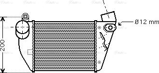 Ava Quality Cooling AIA4224 - Intercooler, şarj cihazı furqanavto.az