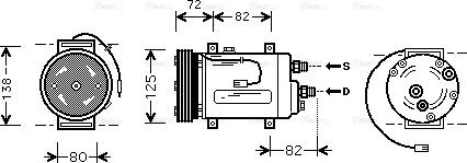 Ava Quality Cooling AIAK178 - Kompressor, kondisioner furqanavto.az