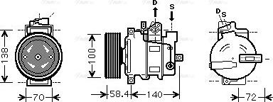 Ava Quality Cooling AI K262 - Kompressor, kondisioner furqanavto.az