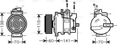 Ava Quality Cooling AI K271 - Kompressor, kondisioner furqanavto.az