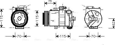 Ava Quality Cooling AI K014 - Kompressor, kondisioner furqanavto.az