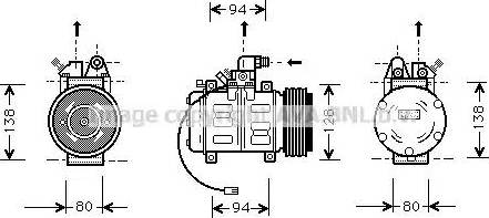 Ava Quality Cooling AI K182 - Kompressor, kondisioner furqanavto.az