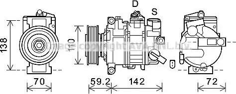 Ava Quality Cooling AIK399 - Kompressor, kondisioner furqanavto.az