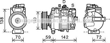 Ava Quality Cooling AIK341 - Kompressor, kondisioner furqanavto.az