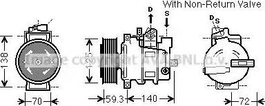 Ava Quality Cooling AIK330 - Kompressor, kondisioner furqanavto.az