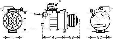 Ava Quality Cooling AI K280 - Kompressor, kondisioner furqanavto.az