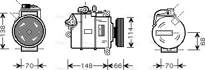 Ava Quality Cooling AI K282 - Kompressor, kondisioner furqanavto.az