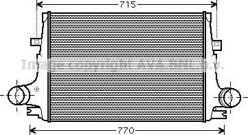 Ava Quality Cooling AL 4096 - Intercooler, şarj cihazı furqanavto.az