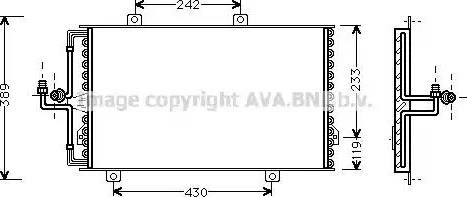 Ava Quality Cooling AL 5060 - Kondenser, kondisioner furqanavto.az