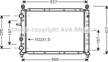 Ava Quality Cooling FT 2094 - Radiator, mühərrikin soyudulması furqanavto.az