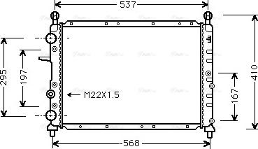 Ava Quality Cooling AL 2048 - Radiator, mühərrikin soyudulması furqanavto.az