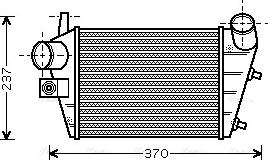 Ava Quality Cooling ALA4085 - Intercooler, şarj cihazı furqanavto.az